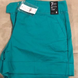 NYC brand new green teal shorts
